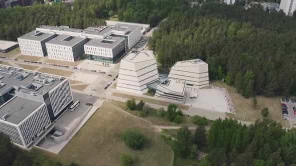 Science Research Center. Modern Advanced New Age Architecture