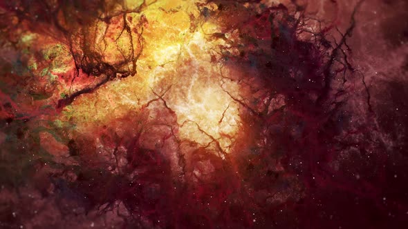 Hot Nebula Clouds Loop