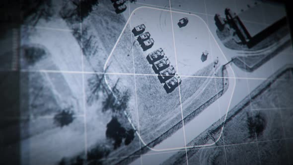 Spy Drone Detects Multiple Enemy Battle Tanks Stationed On Military Base alt