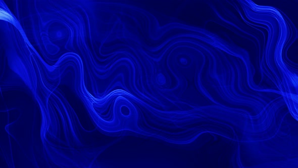 New Background Blue Color Shape Line Wavy Liquid Animation