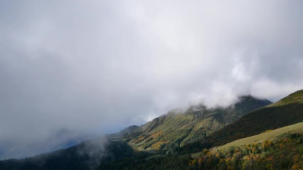 Clouds Over The Mountains