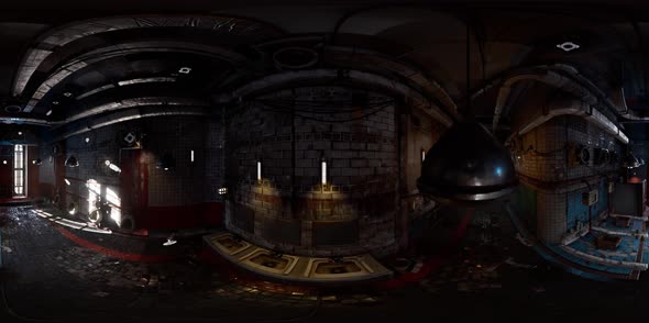 VR360 View of Abandoned Public Toilet alt