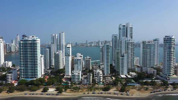 Downtown Skyscrapers Office Buildings of Modern Megalopolis