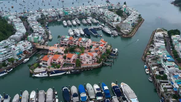 Top view of Hong Kong yacht club