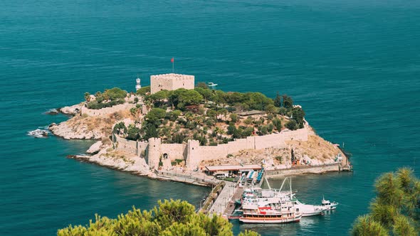 Kusadasi, Aydin Province, Turkey. Pigeon Island Fortress