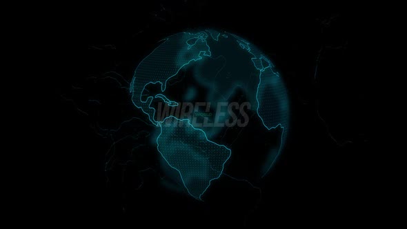 Wireless Earth Background 