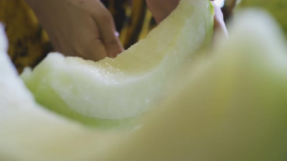 Cutting Sweet Melon