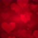 Soft Red Background With Hearts - VideoHive Item for Sale