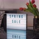 Spring Sale White Sign Letterbox With Red Tulips - VideoHive Item for Sale
