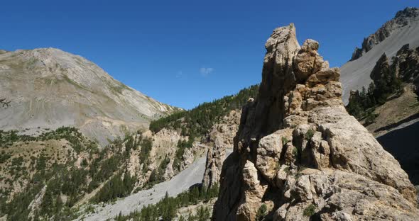 The Izoard pass, the Casse deserte, Queyras range, Hautes Alpes, France