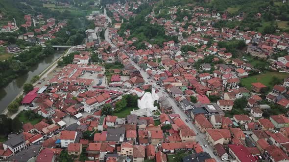 Visoko, Bosnia And Herzegovina, Little Town In The Valley Of Bosnian Pyramids V4