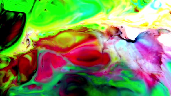 Abstract Multicolor Paint Colours Psychedelic Blasting Texture alt