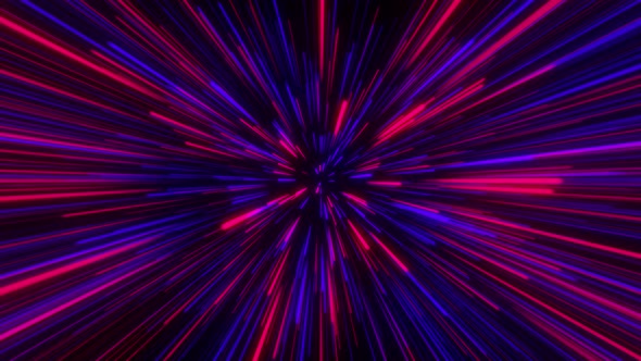 Abstract Neon Lines Background 4K