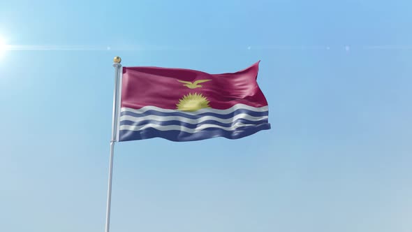 Kiribati Flag  alt