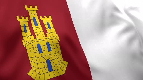 Castilla La Mancha Flag - 4K