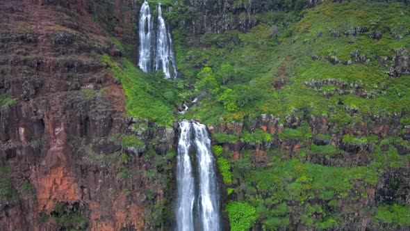 Flying Towards An Epic Jurassic Falls