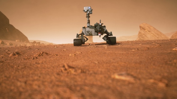 Rover on Mars