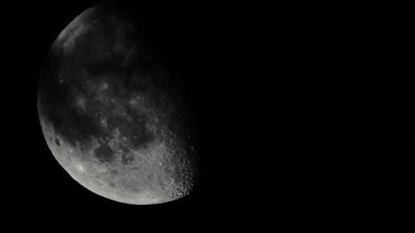 Moon  UHD Close-up. Planet Satellite.