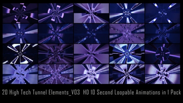 High Tech Tunnel Elements  V03 alt