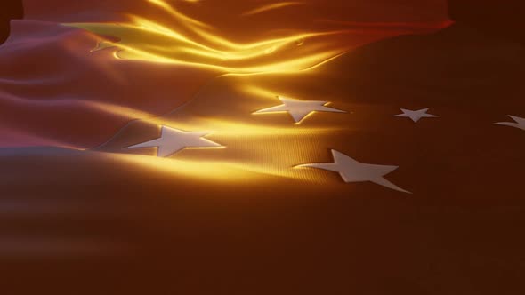 Papua New Guinea - Atmospheric Flag