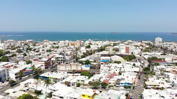 Aerial View of Veracruz Port in Mexico