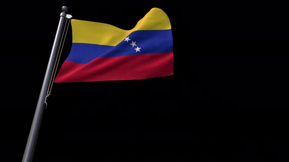 Venezuela Flag With Alpha Channel  4K