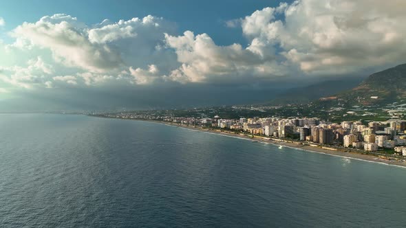 Mahmutlar aerial view Turkey Alanya 4 K