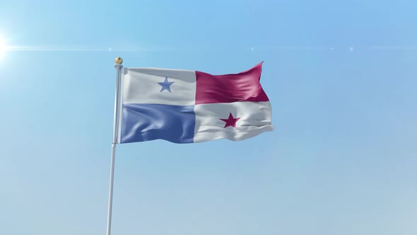 Panama Flag  alt