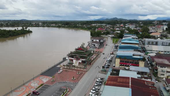 The Towns of Sarawak, Borneo, Malaysia