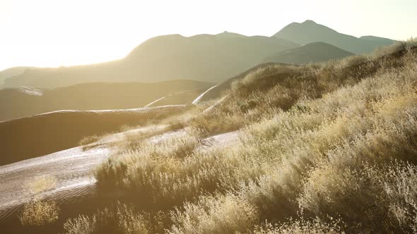 Sunset Over the Valley Fields