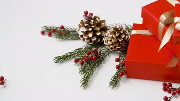 Packed Christmas Gifts and Decorations