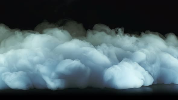 Dry Ice Smoke Fog Explosion Overlay