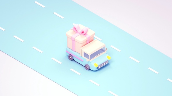 Gift Delivery Truck