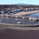 Musselburgh Fisherrow Harbour Aerial View From The Sea Side, Scotland - VideoHive Item for Sale
