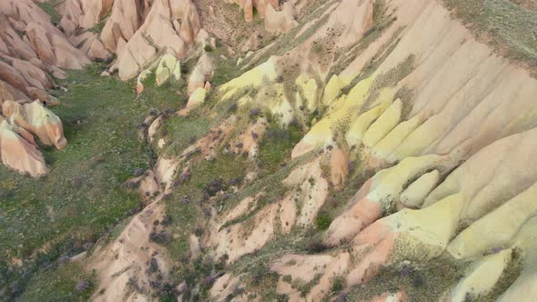 Eroded Rock Formations in Cappadocia