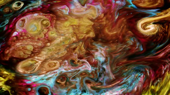 Abstract Ink Movement On Milk  alt