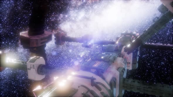 Spaceship Travelling Through the Universe alt