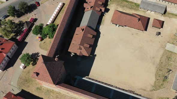 Bird'seye View of the Medieval Lida Castle in Lida