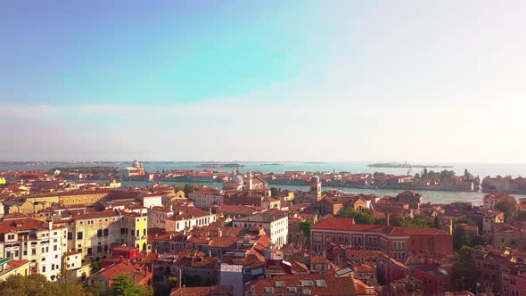 Aerial View of Venice Italy