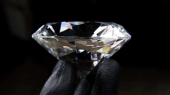 White Diamond Cut Glass