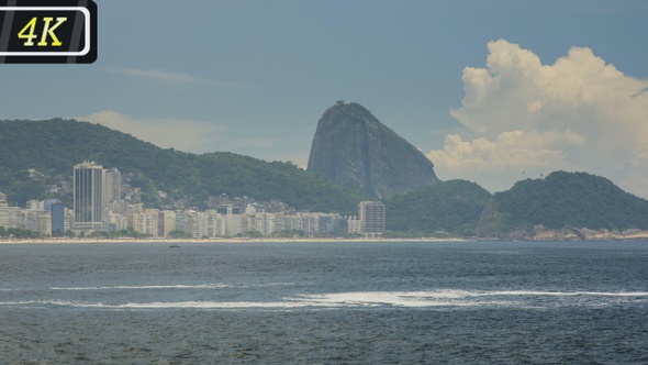 Copacabana Beach and Sugarloaf Mountain, Rio de Janeiro, 2021