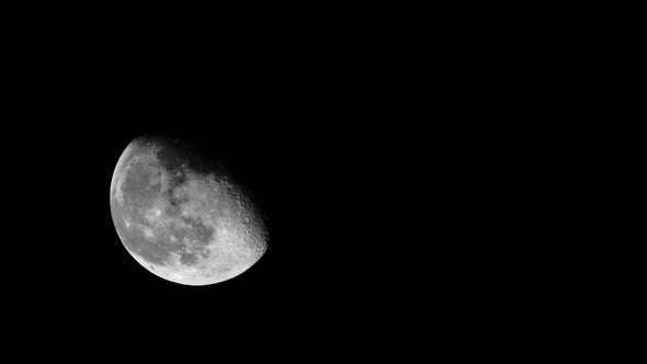 Moon  UHD Close-up. Planet Satellite.