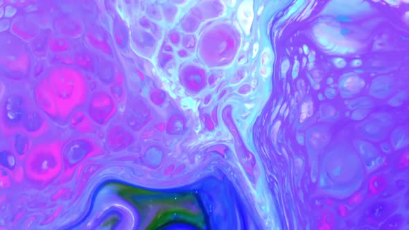 Liquid Colorful Paint Pattens Mix In Slow Motion 59