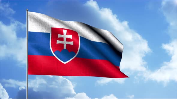 The flag of the state of Slovakia