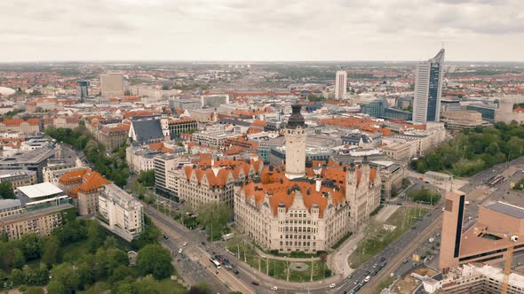 Aerial View of Leipzig