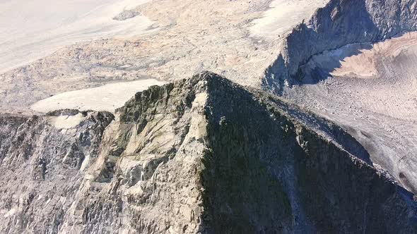 Flying over the Adamello Mountains