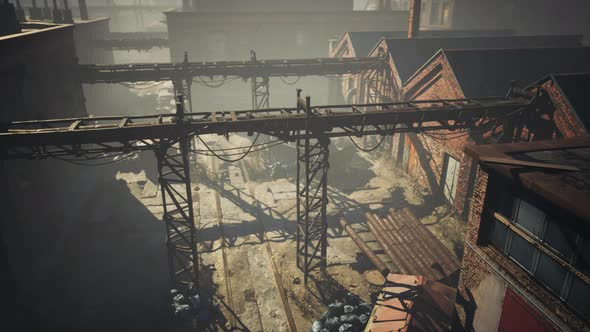 Old Destroyed an Abandoned Factory alt