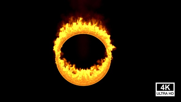 Ring Of Fire Burning 4K alt