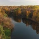 Flight Over Izmaylovo Park and Pond in Moscow Russia - VideoHive Item for Sale