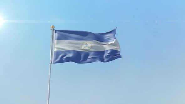 Nicaragua Flag 